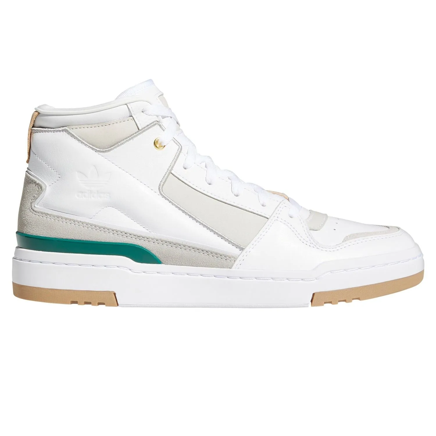 adidas Originals Unisex Forum Luxe Shoes - Mid White Collegiate Green