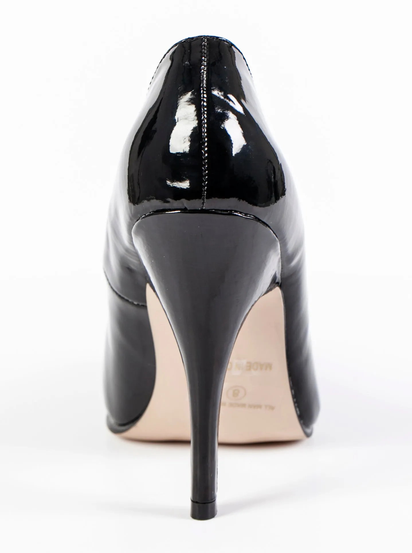 Back to Basics Court Shoe Black