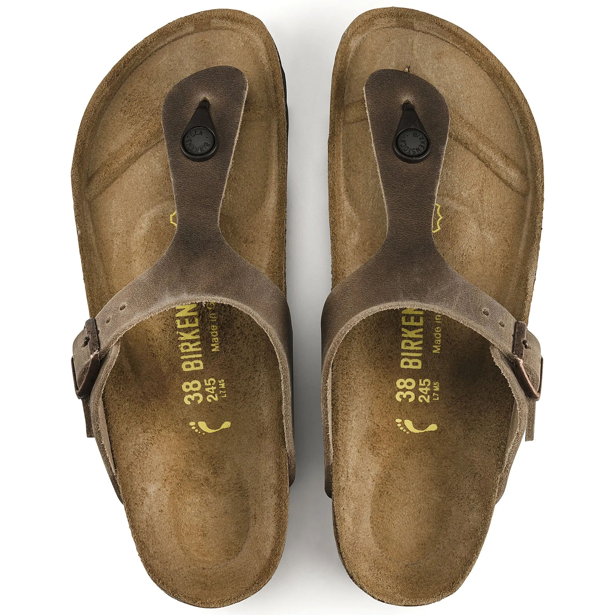 Birkenstock Gizeh NU Oiled Tobacco Brown 943811