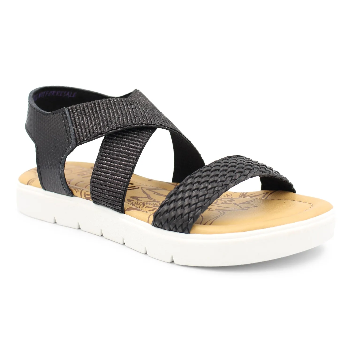 Blowfish Kid's Brixy-K Sandal - Black Meteorite/Amazon Rawhide