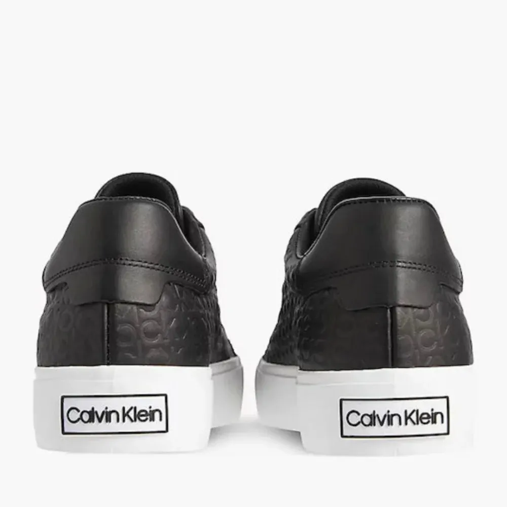 Calvin Klein VULC LACE UP EMBOSS MONO Sneaker - BLK