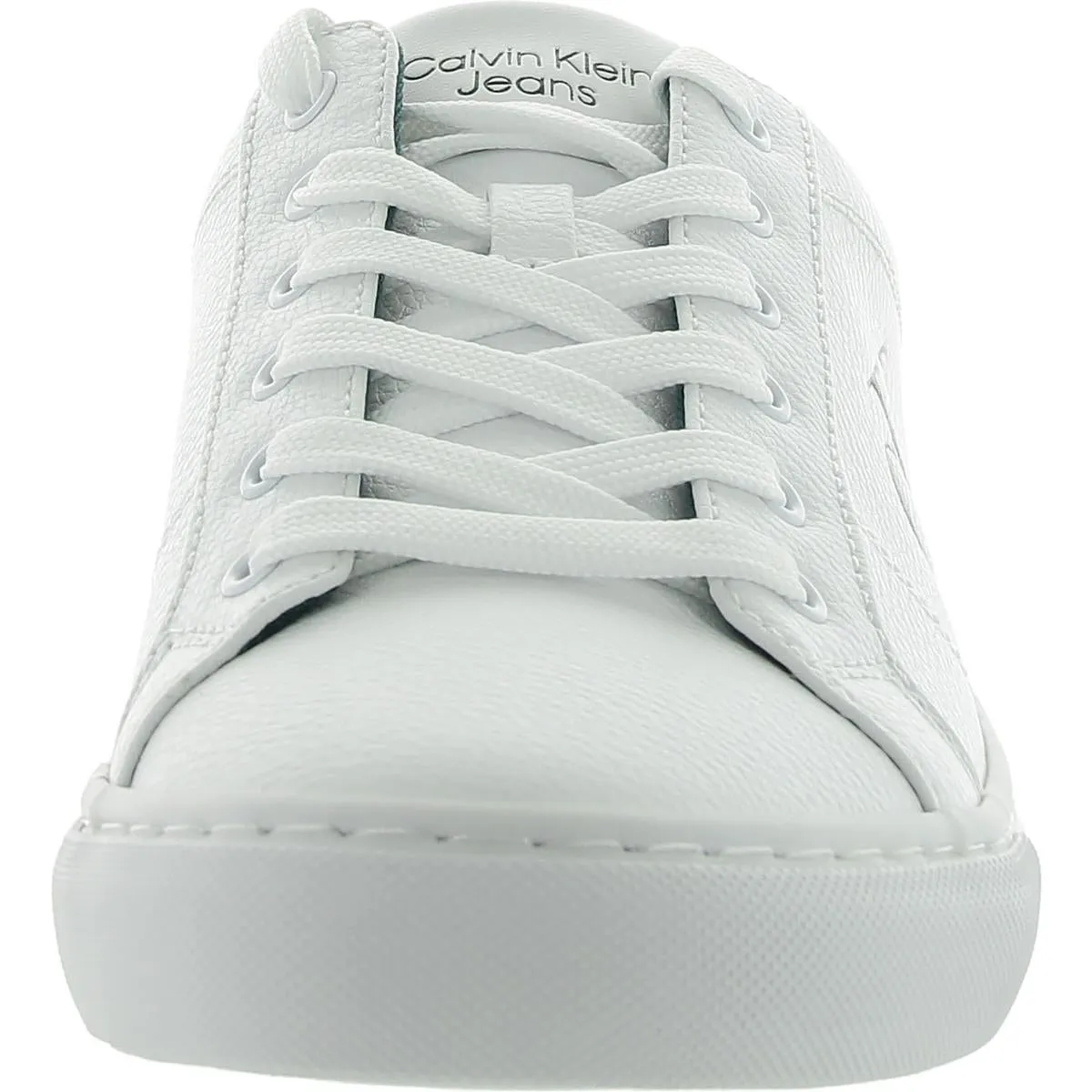 Calvin Klein Womens Celbi Faux Leather Lace-Up Casual And Fashion Sneakers