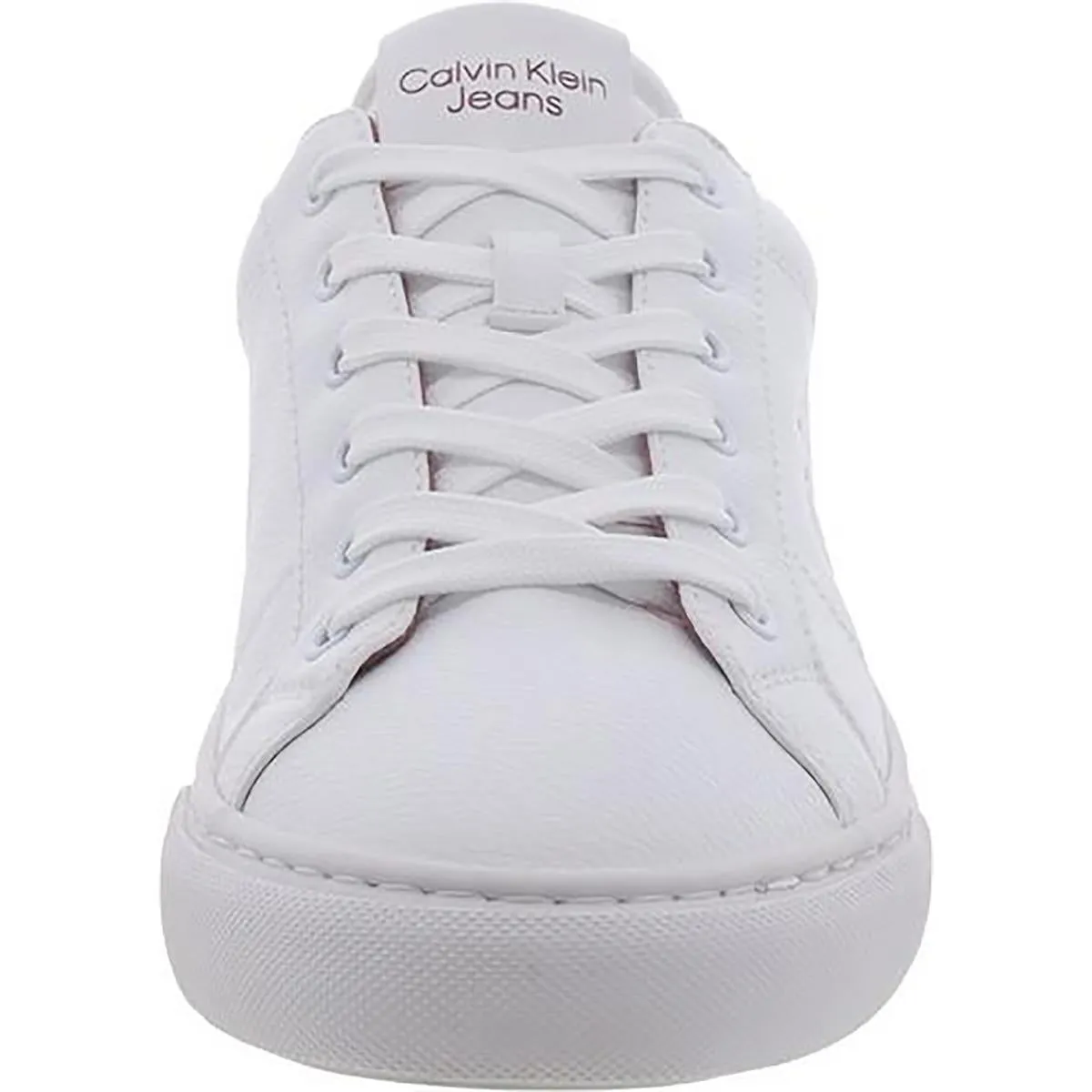 Calvin Klein Womens Celbi Faux Leather Lace-Up Casual And Fashion Sneakers