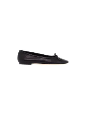 Delfina Bow Leather Ballerinas