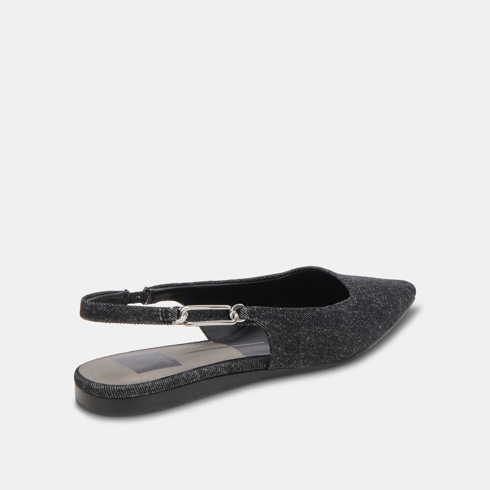 ELLEY FLATS CARBON DENIM