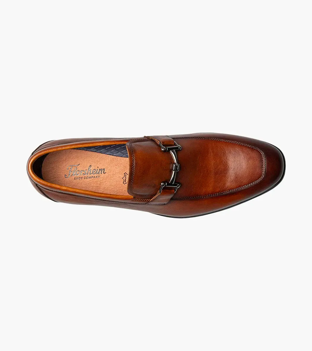 Florsheim Zaffiro Moc Toe Bit Loafer - Cognac