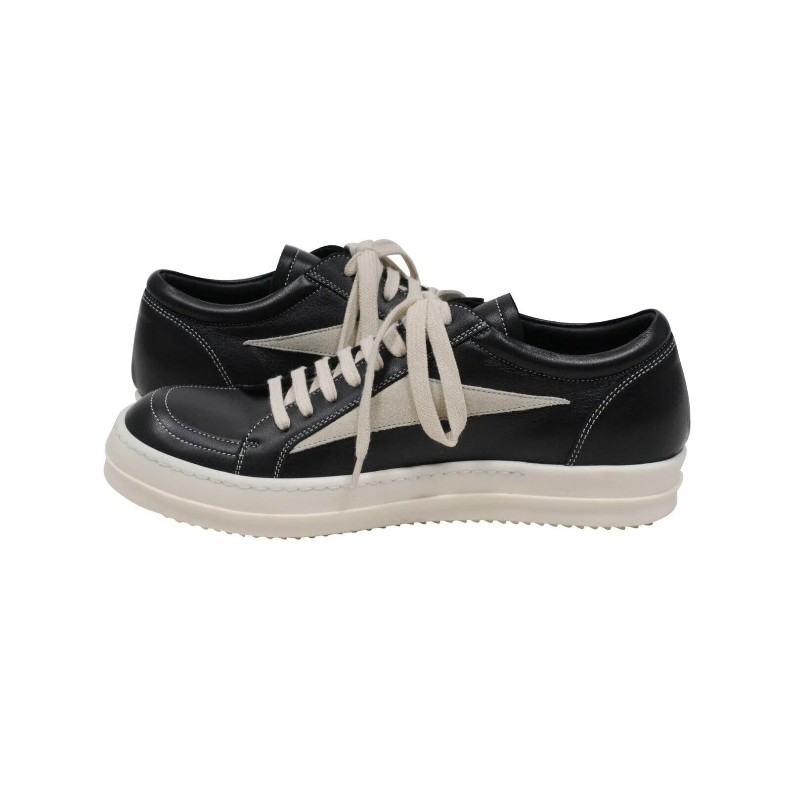 FW22 Strobe Vintage Black Low Top Sneakers