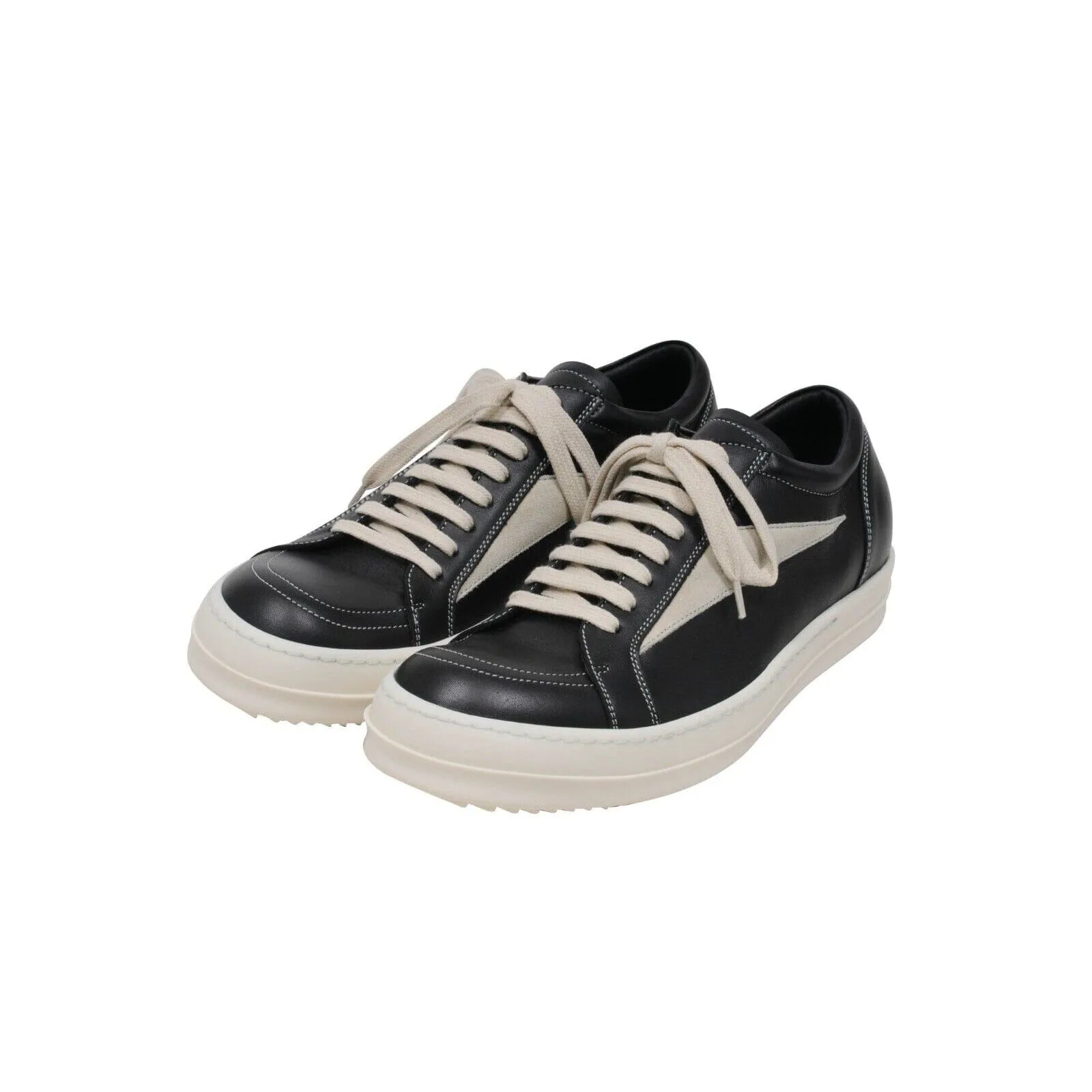 FW22 Strobe Vintage Black Low Top Sneakers