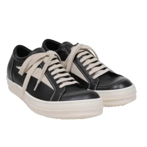 FW22 Strobe Vintage Black Low Top Sneakers