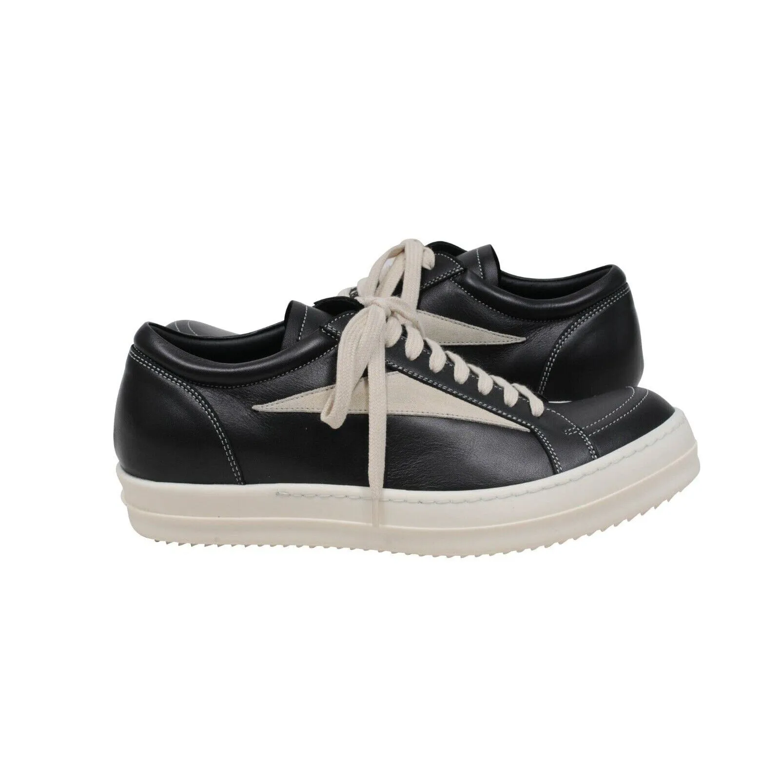 FW22 Strobe Vintage Black Low Top Sneakers