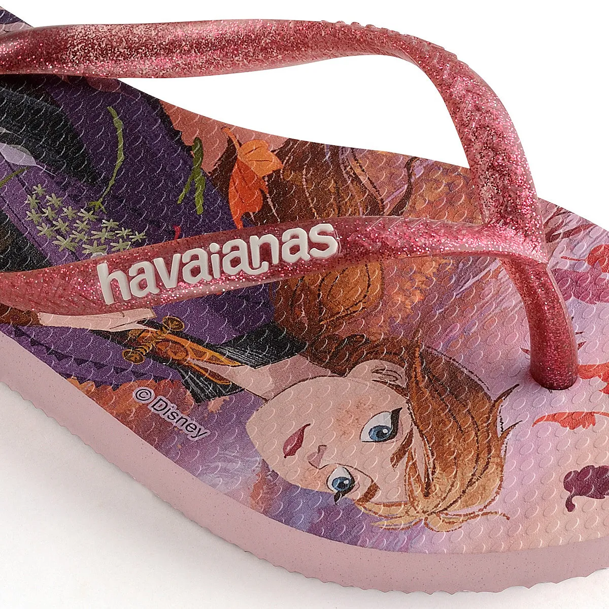 Havaianas Frozen Crystal In Rose For Kids