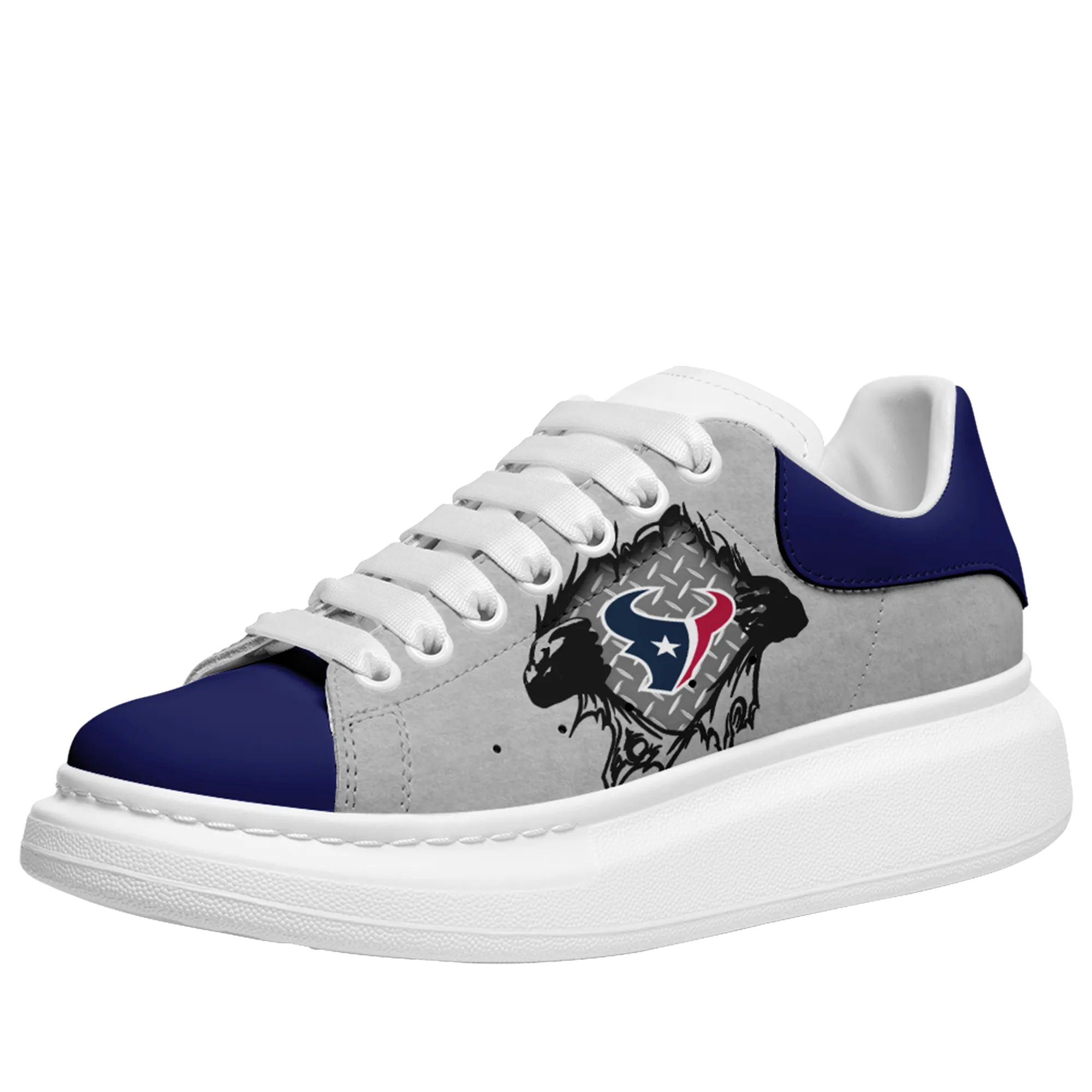 Houston Texans- McQueen Shoes Unisex Fashionable Casual Shoes for Walking Comfortable and Breathable