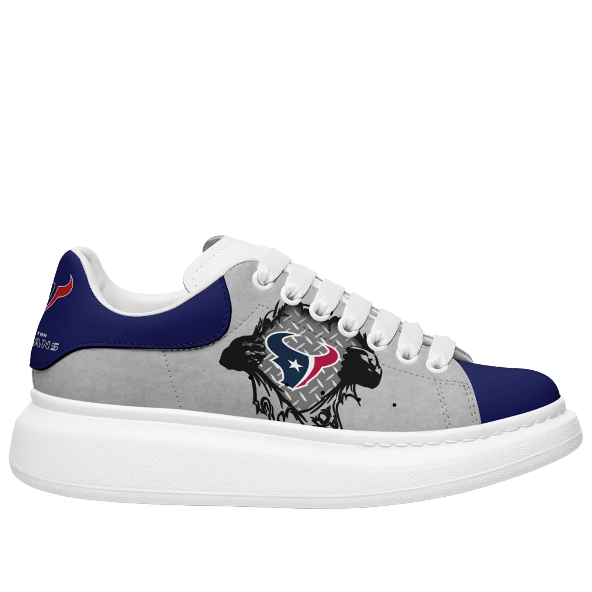 Houston Texans- McQueen Shoes Unisex Fashionable Casual Shoes for Walking Comfortable and Breathable