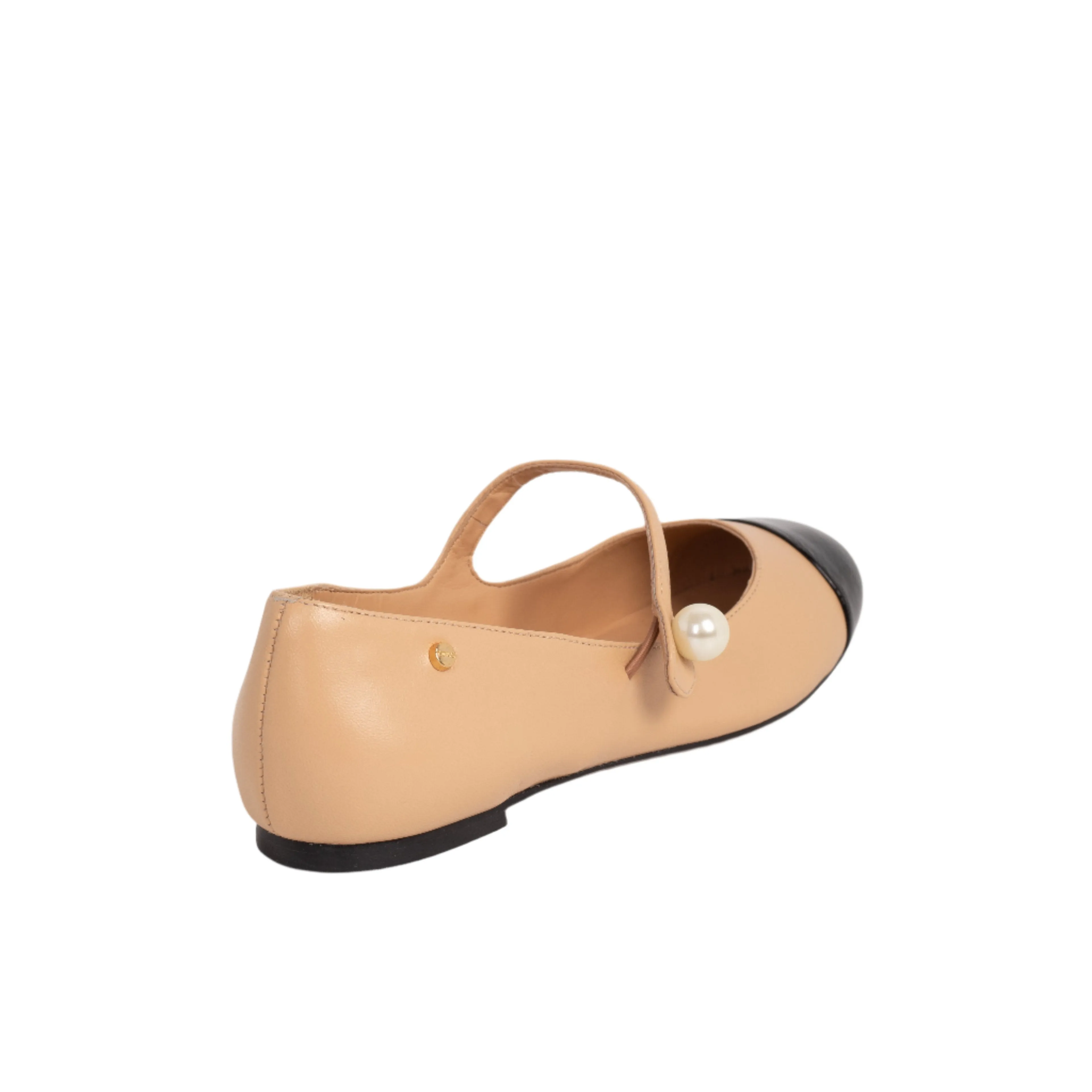 Isidora Mary Jane Ballet Flats - Toast