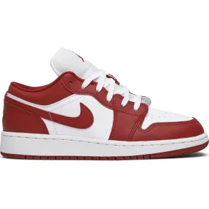 Jordan 1 Low 'Gym Red White' GS