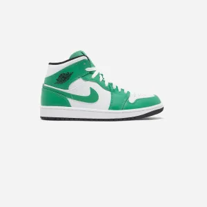 Jordan 1 Mid Lucky Green