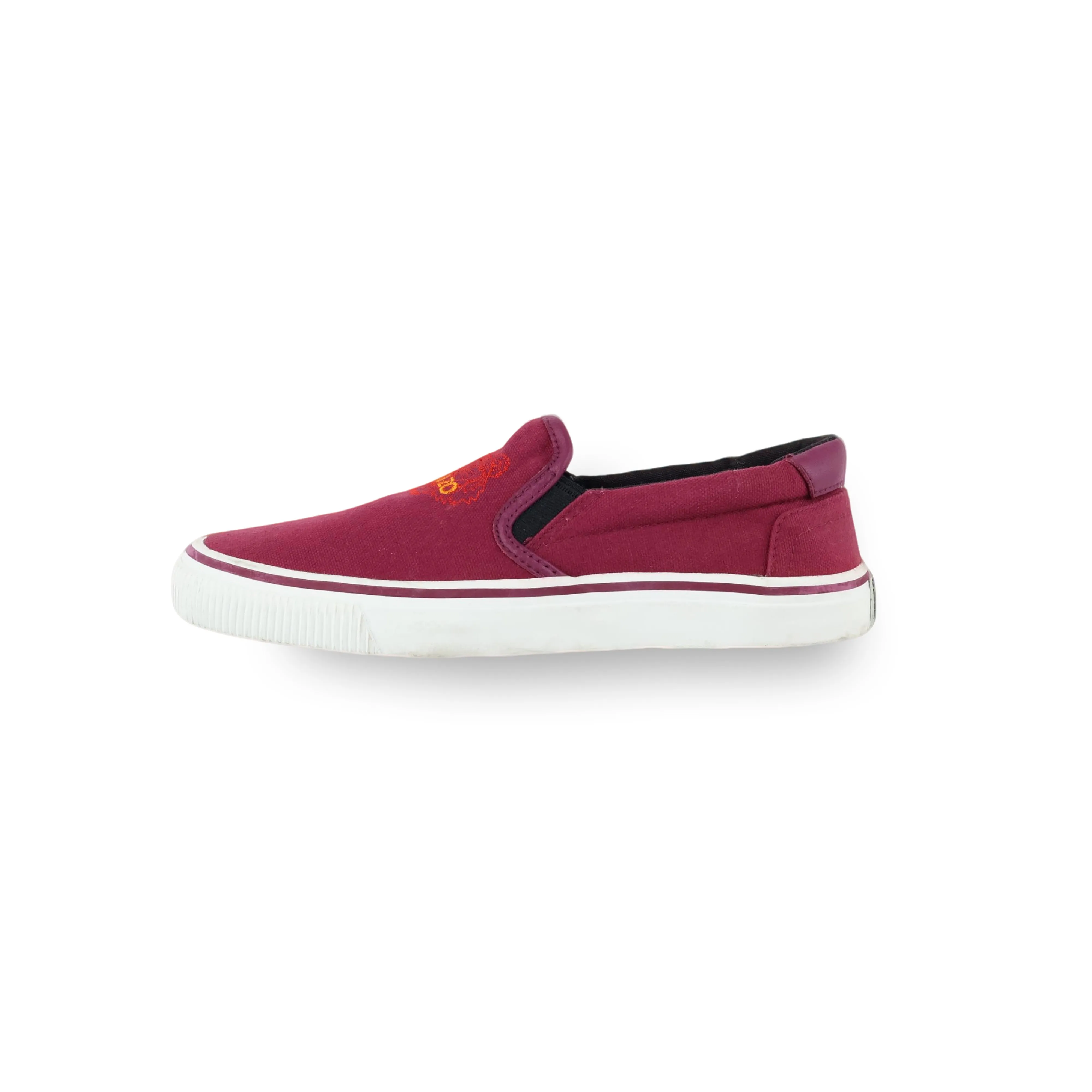 Kenzo Sneaker Slip On Red Canvas