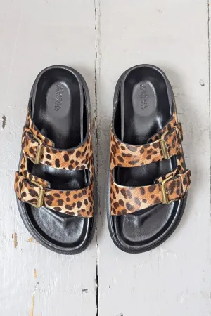 Lennya Leopard Print Sandals