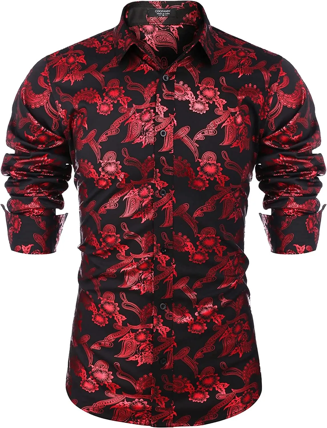 Luxury Design Floral Dress Shirt (US Only)