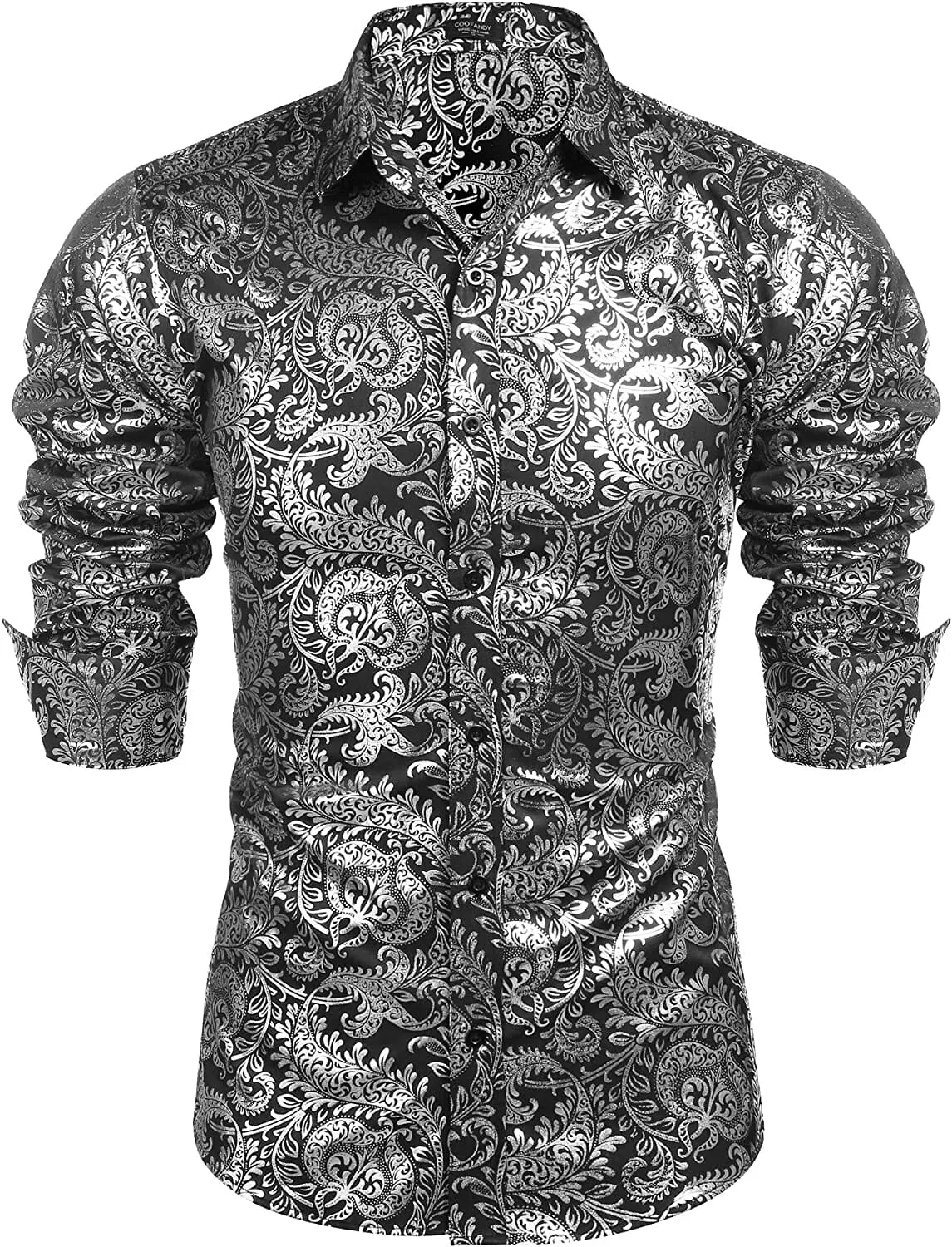 Luxury Design Floral Dress Shirt (US Only)