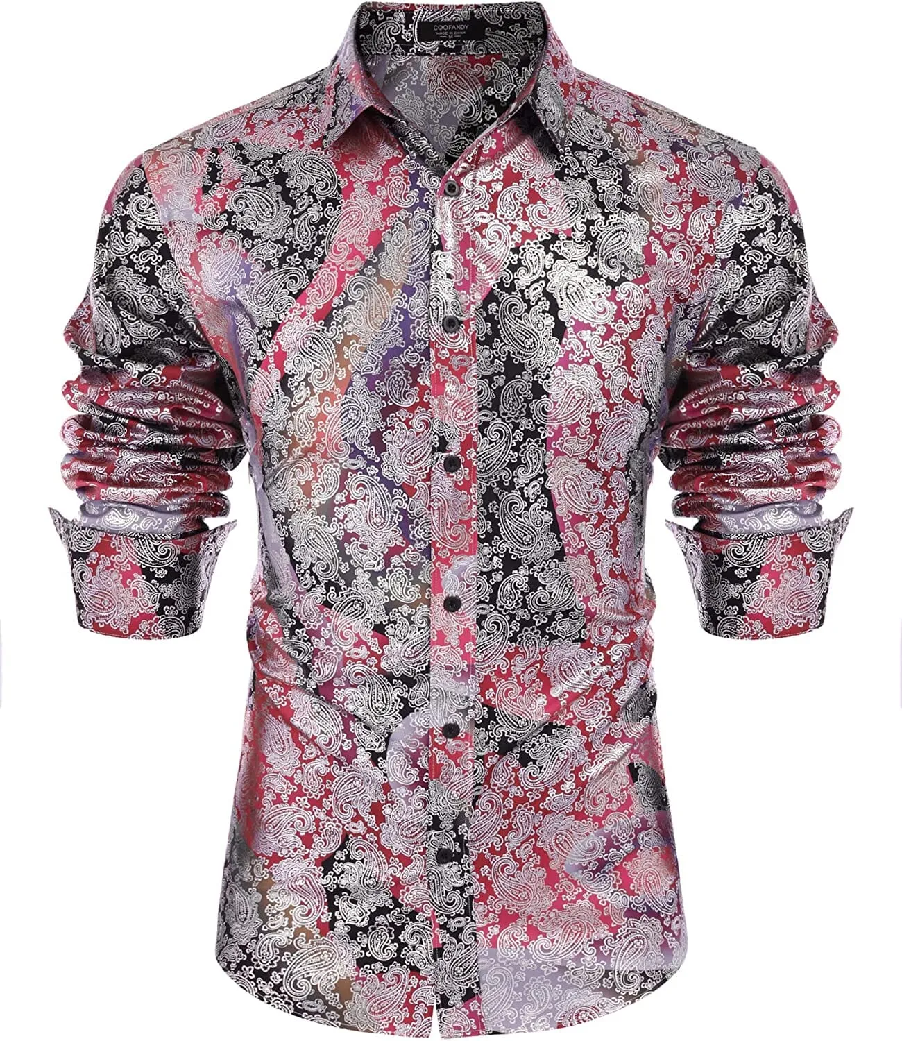 Luxury Design Floral Dress Shirt (US Only)