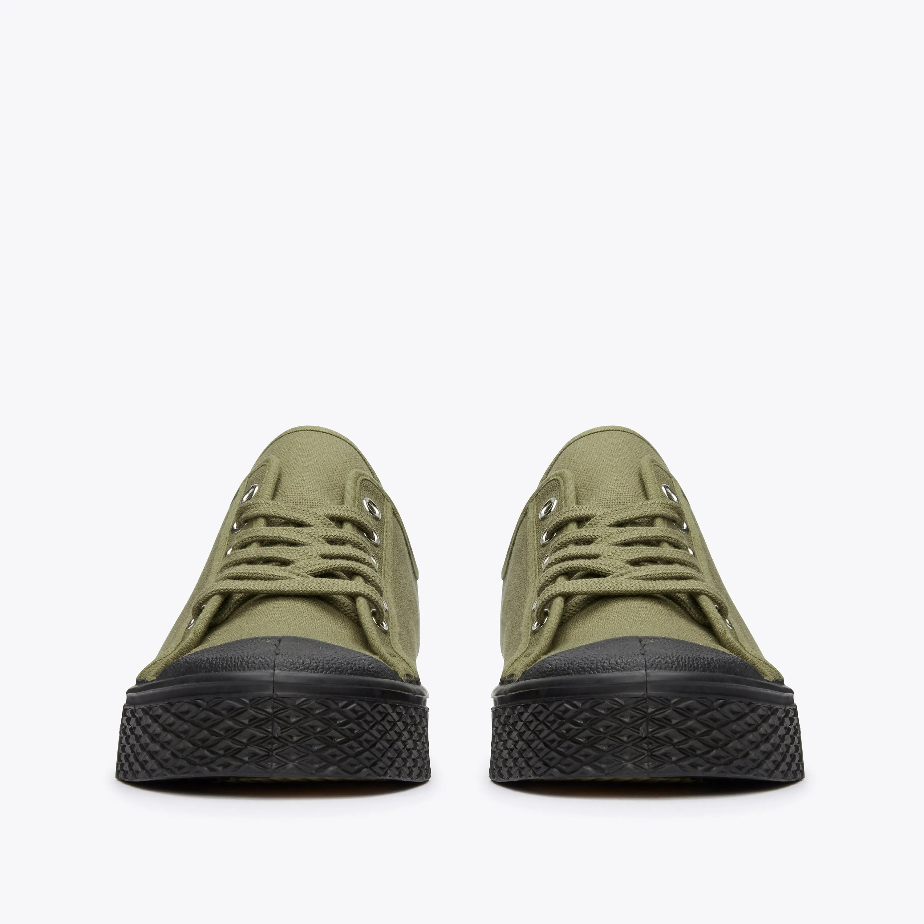 MILITARY LOW TOP - MILITARY GREEN