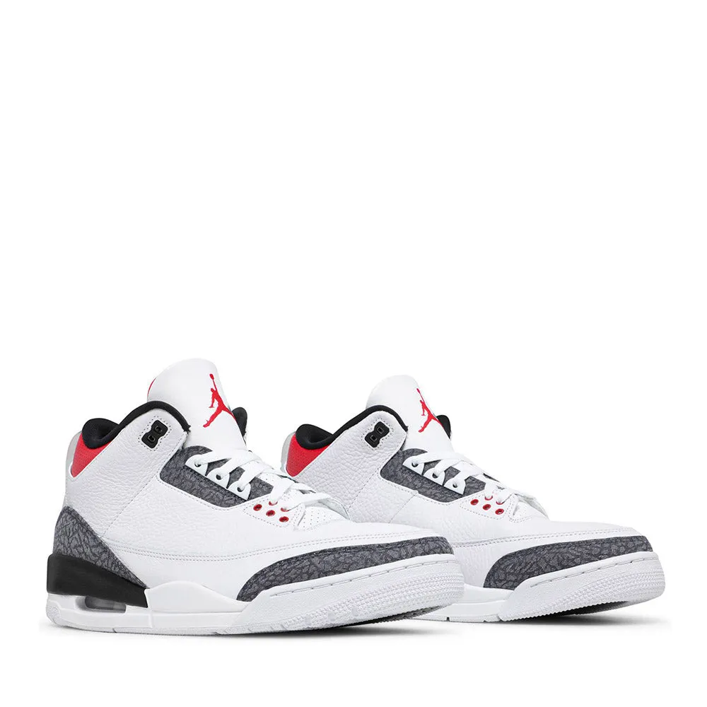 NIKE AIR JORDAN3 FIRE RED DENIM