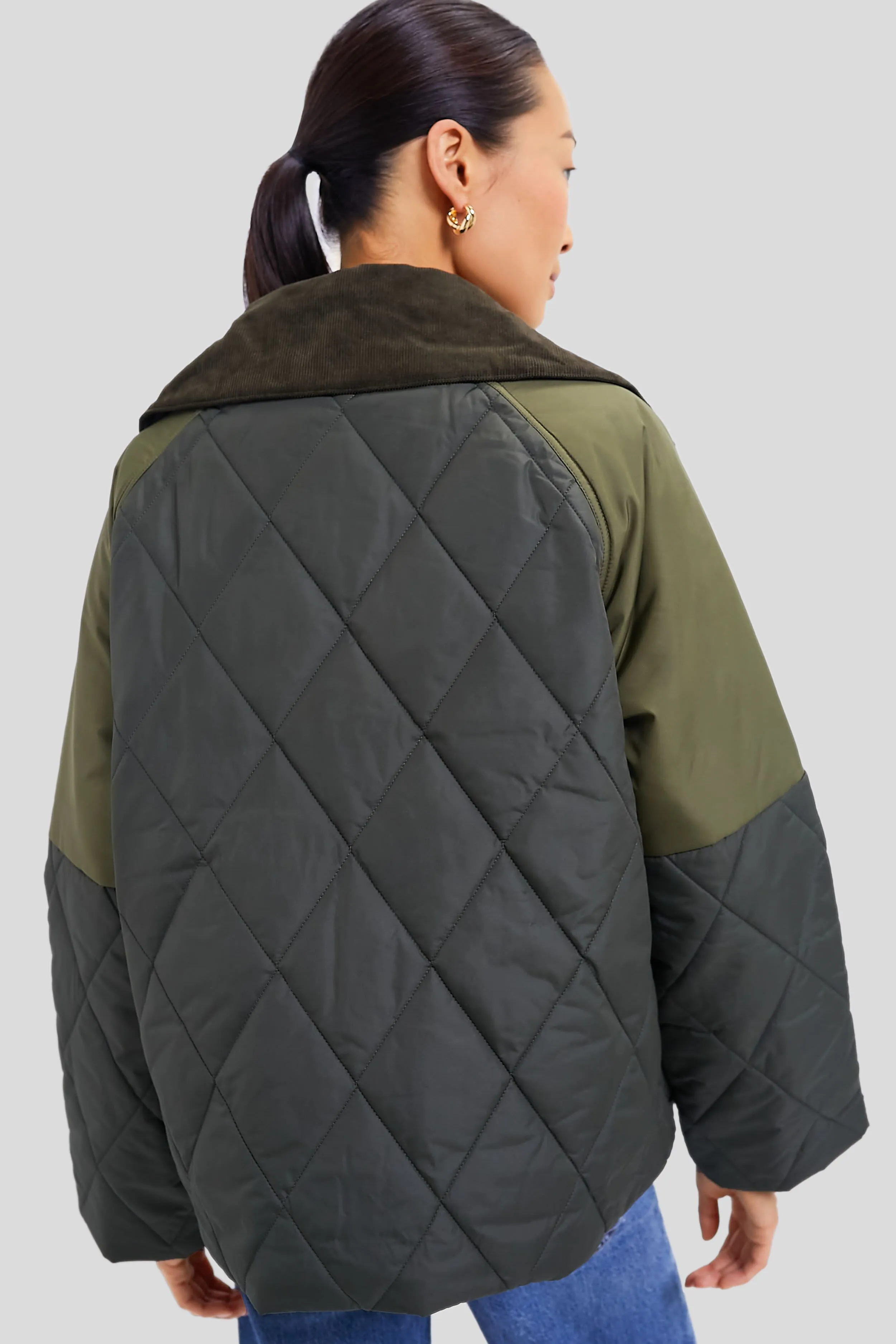 Olive Milby Quilted Jacket