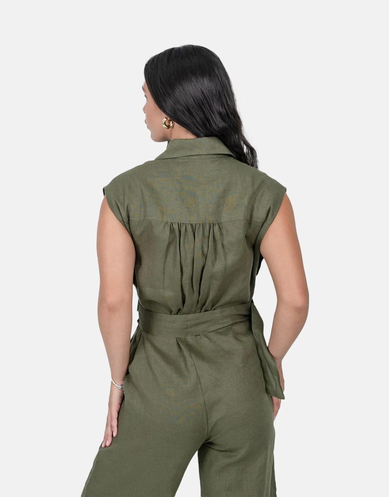 Polo Cally Olive Jumpsuit