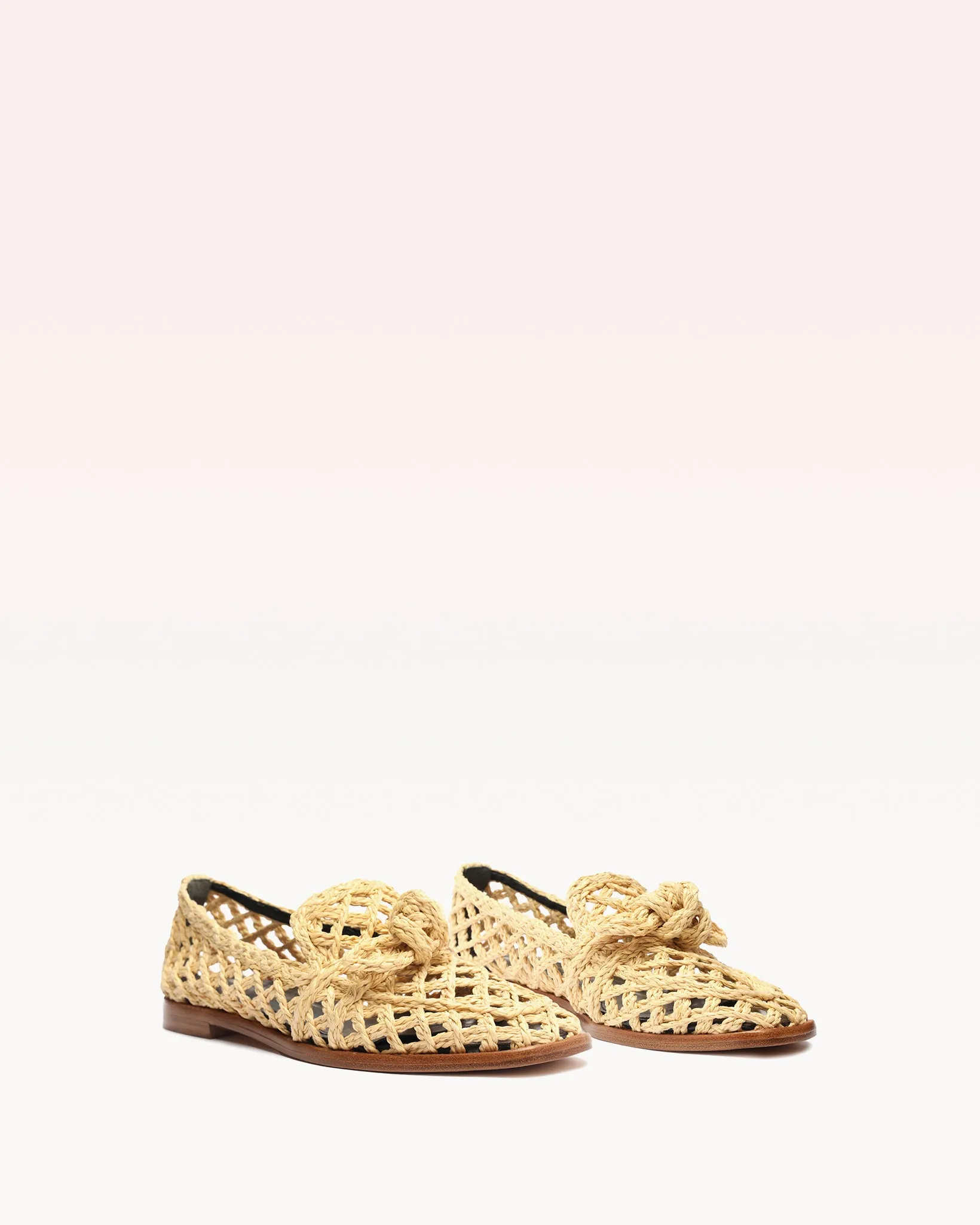 Raffia Clarita Loafer Natural