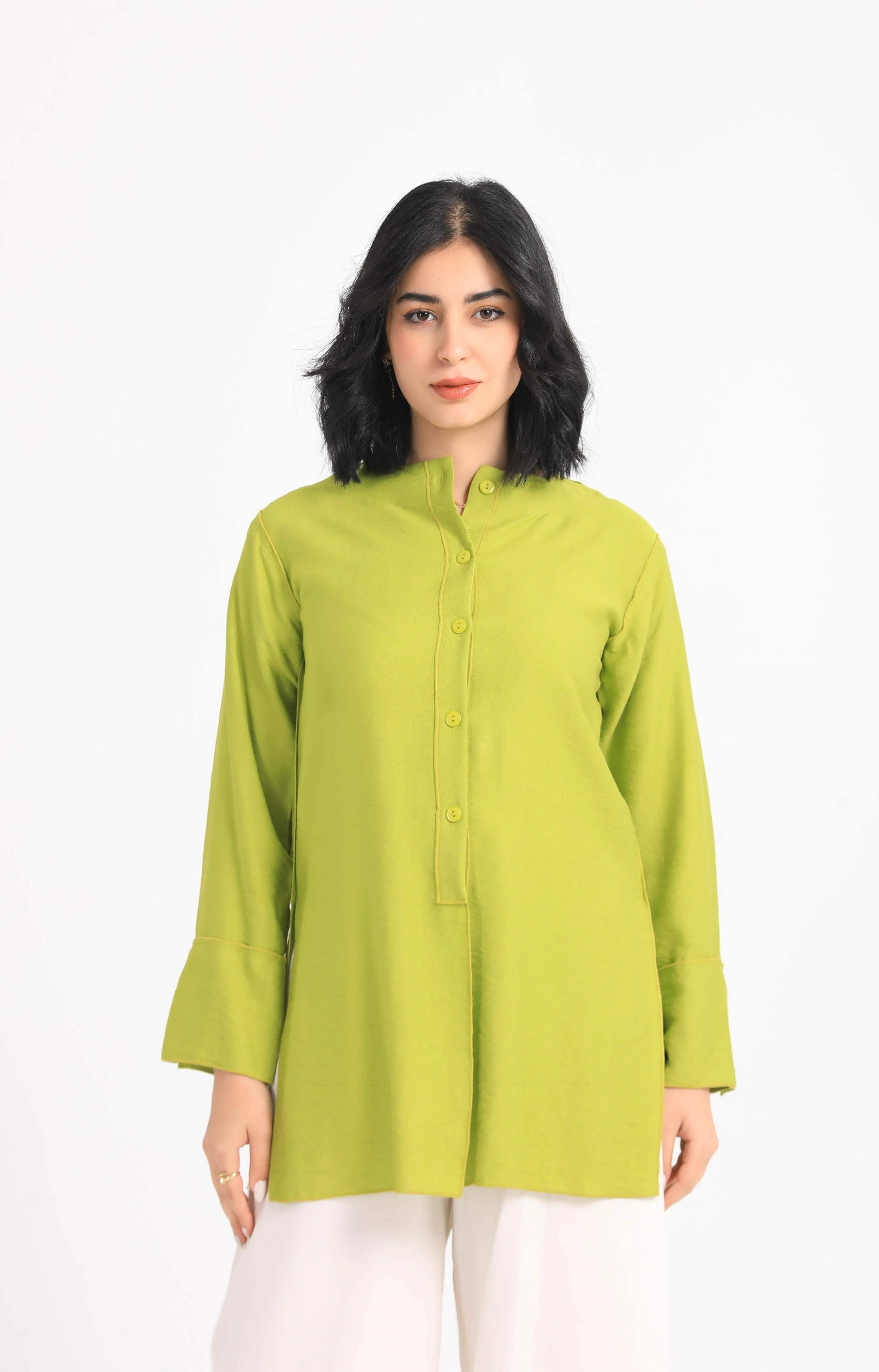 Round Neck Plain Shirt