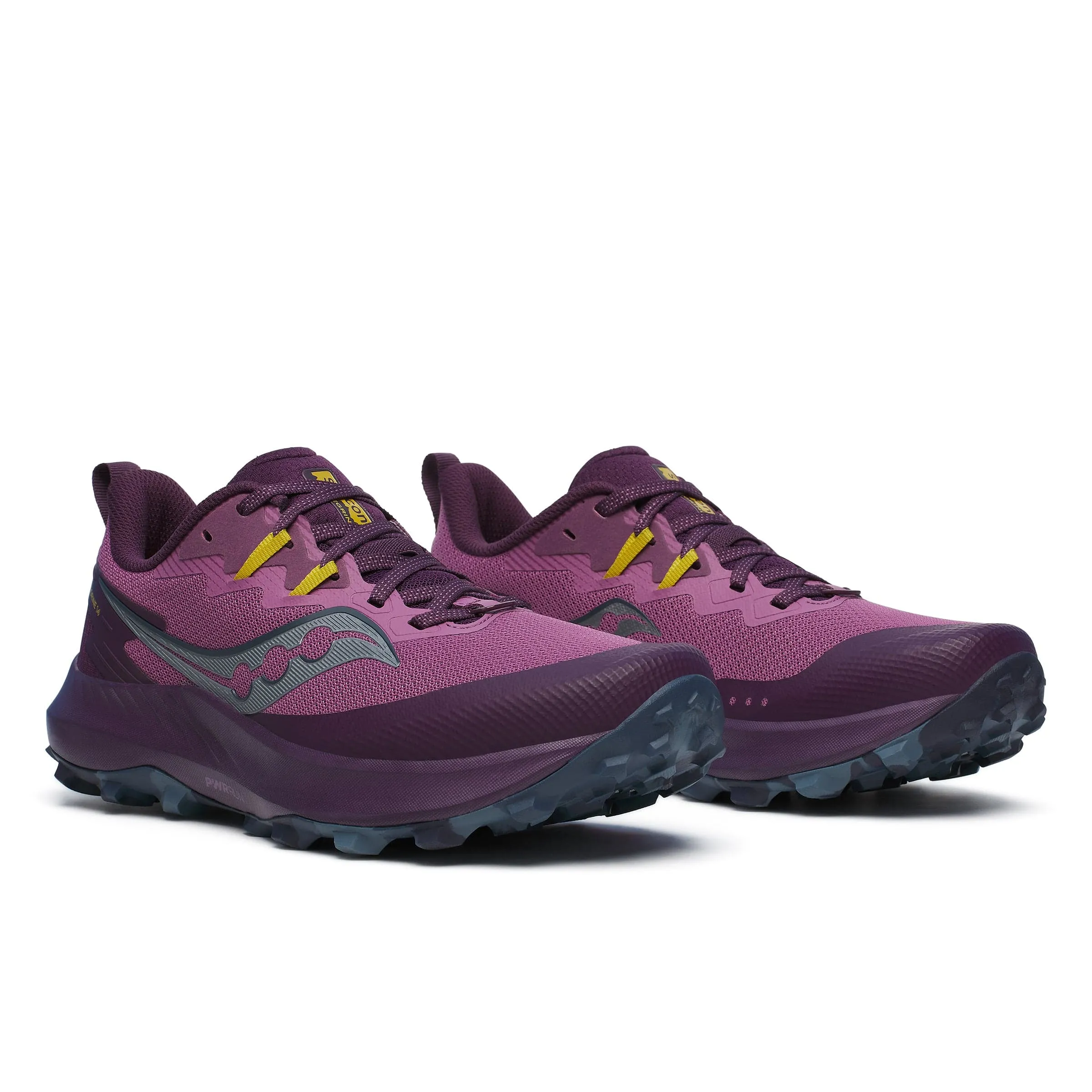 Saucony Women's Peregrine 14 Trail Running Shoes in Plum/Eggplant SS24