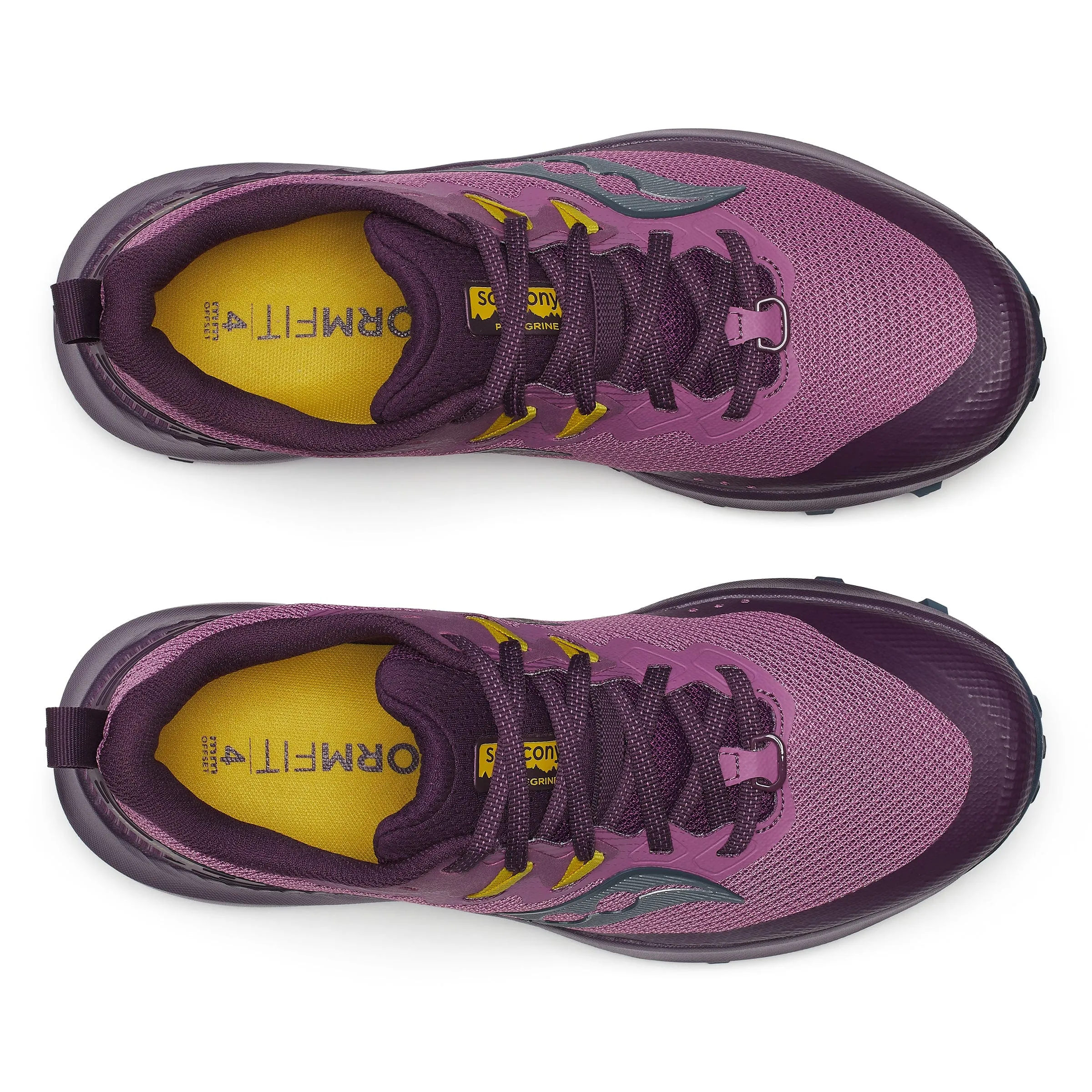 Saucony Women's Peregrine 14 Trail Running Shoes in Plum/Eggplant SS24