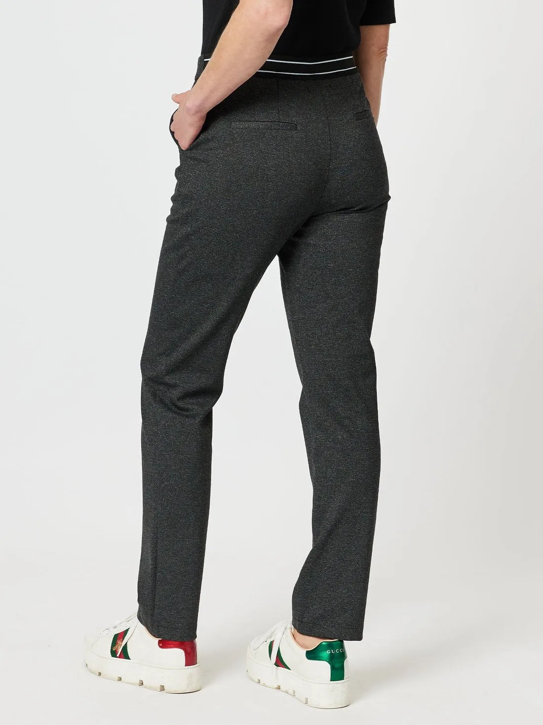 TEXTURED PONTE PANT