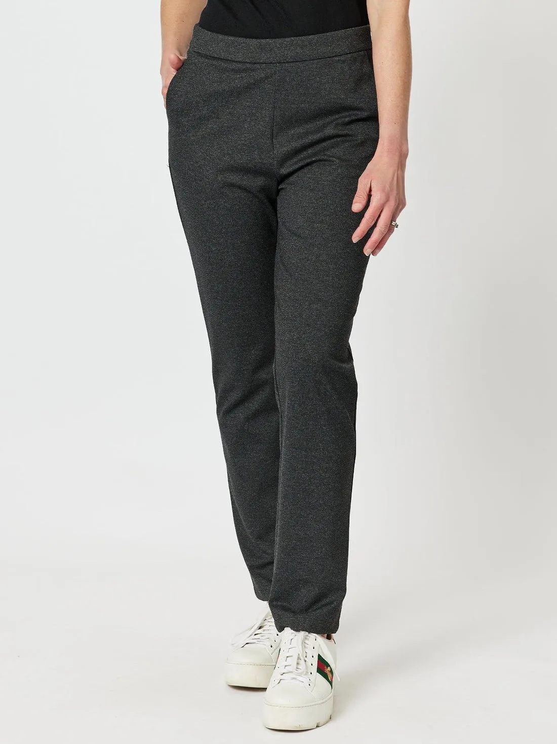 TEXTURED PONTE PANT