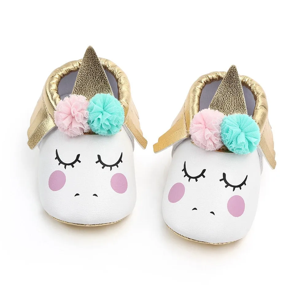 The Unicorn Moccasins