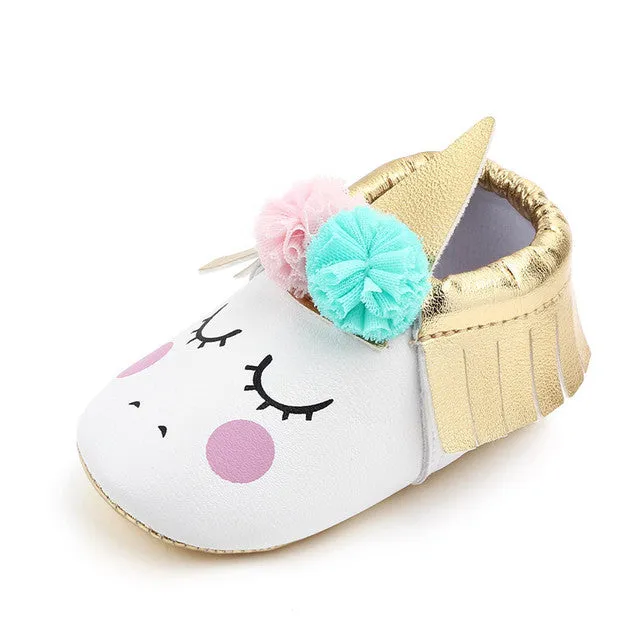 The Unicorn Moccasins