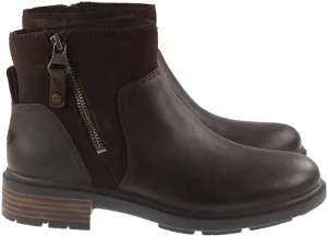 Ugg Boots Womens Harrison Zip Stout Leather