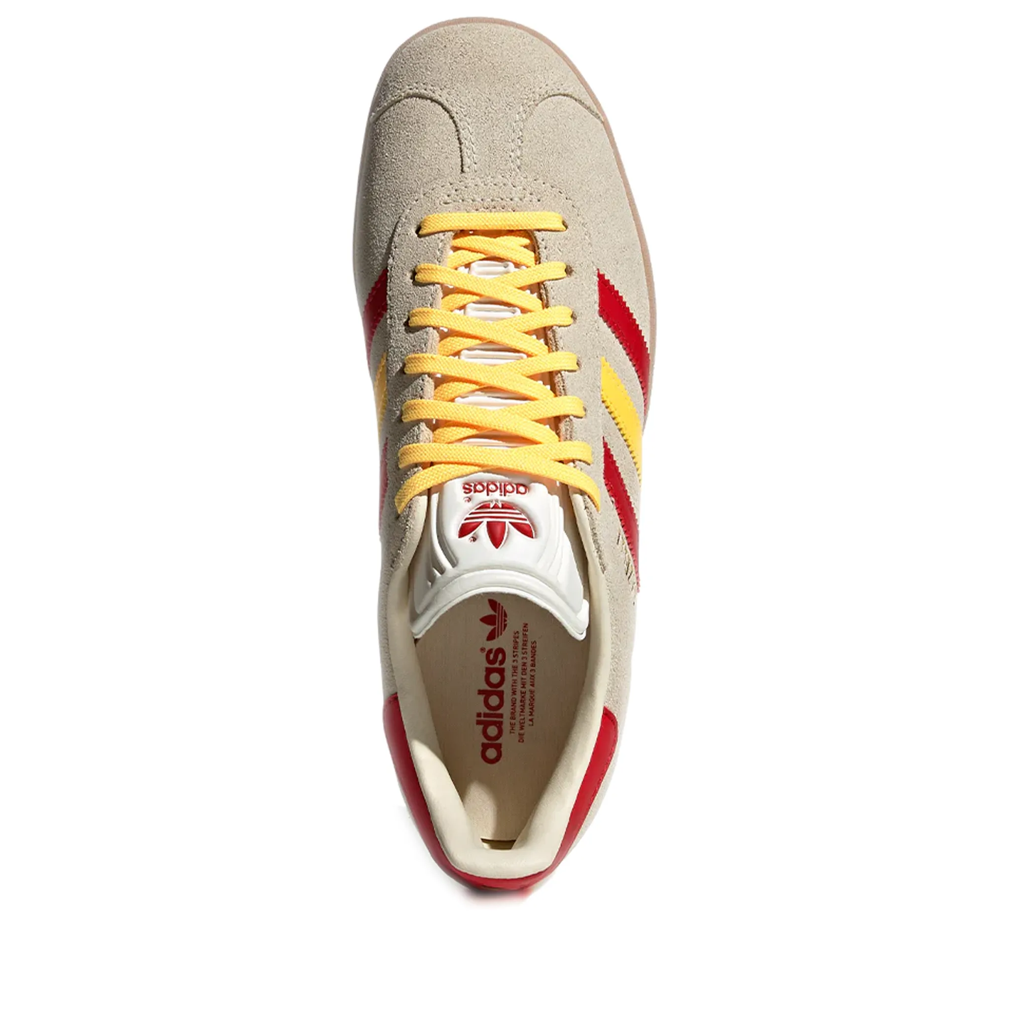 Women's Adidas Gazelle Shoes - White/Spark/Scarlet