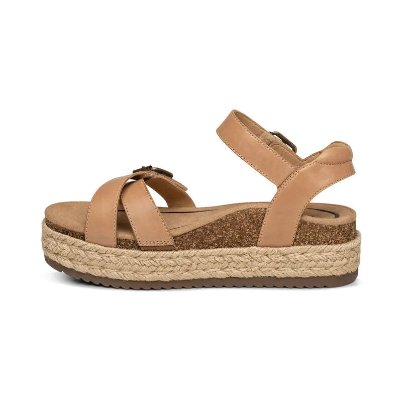 Women's Aetrex Paula CP152 Color:  Camel