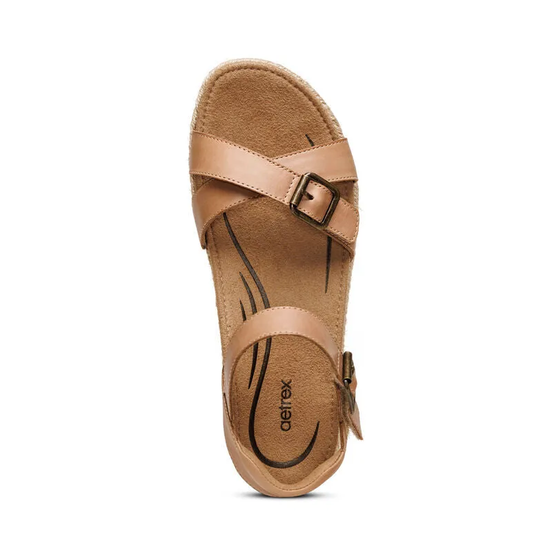 Women's Aetrex Paula CP152 Color:  Camel