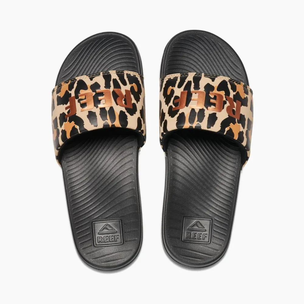 WOMEN'S REEF ONE SLIDE CLASSIC LEOPARD